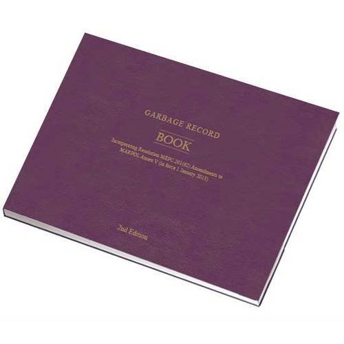 Garbage Record Book Inc. Resolution MEPC.201(62) Amendments to MARPOL