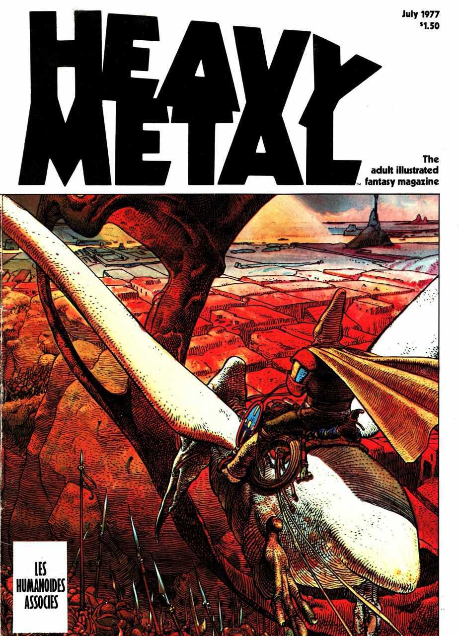 Heavy Metal, July 1977 book cover
