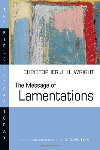 The Message of Lamentations book cover