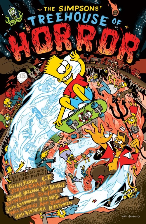 The Simpsons Treehouse of Horror book cover