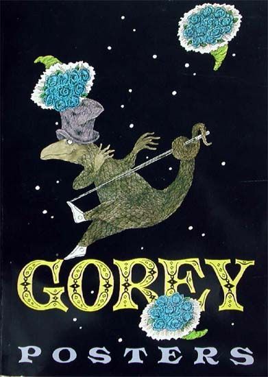 Gorey posters book cover