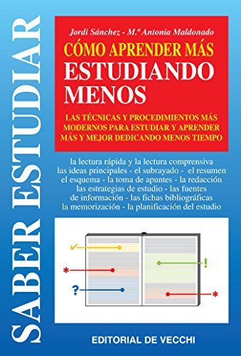 Cómo aprender más estudiando menos book cover