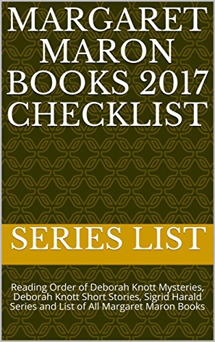 Margaret Maron Books 2017 Checklist: Reading Order of Deborah Knott ...