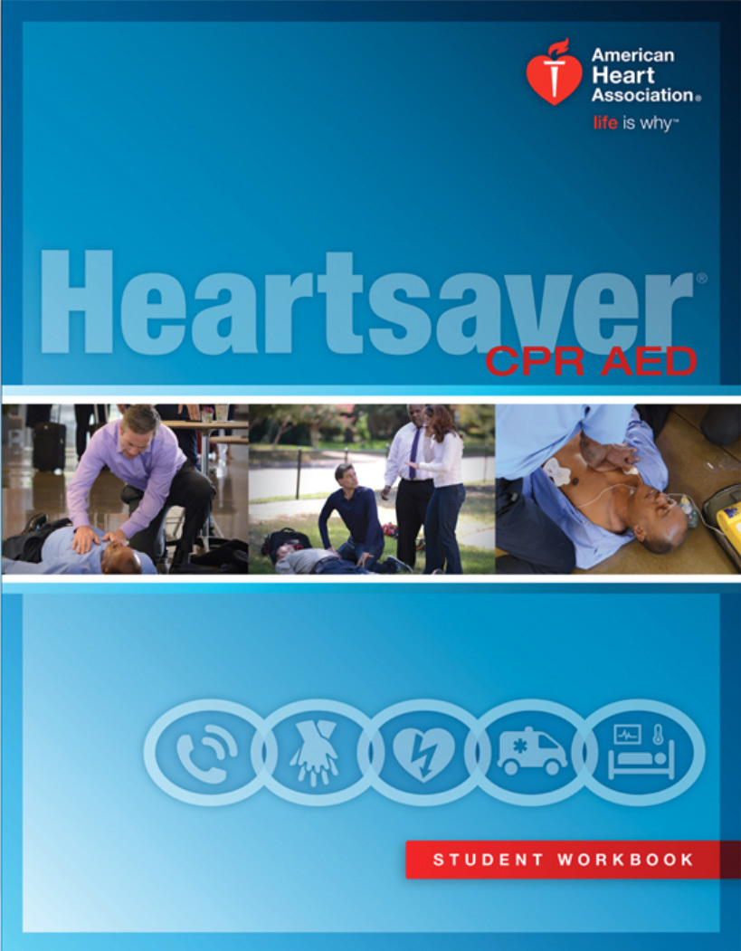 Heartsaver CPR AED Student Workbook by American Heart Association ...