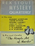 Rex Stout Mystery Quarterly book cover