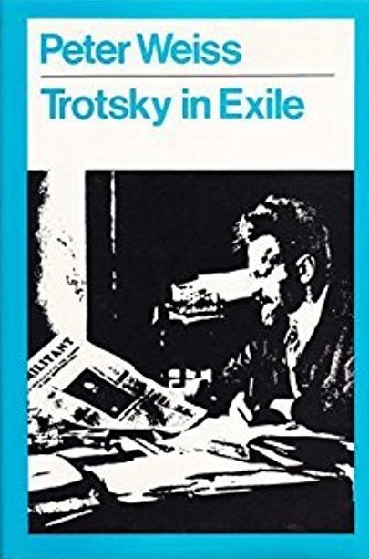 Trotsky in exile; book cover