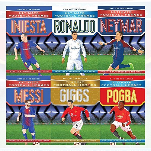 Ultimate Football Heroes Series Collection 6 Books Bundles (Pogba