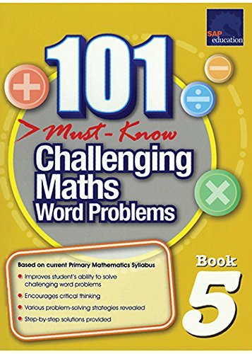 SAP 101 Must Know Challenging Maths Word Problems Book 5 by JOYLYNN ...