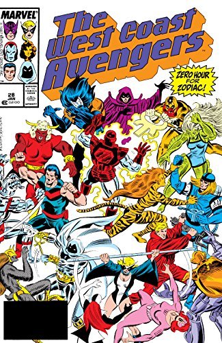 The West Coast Avengers #28 book cover
