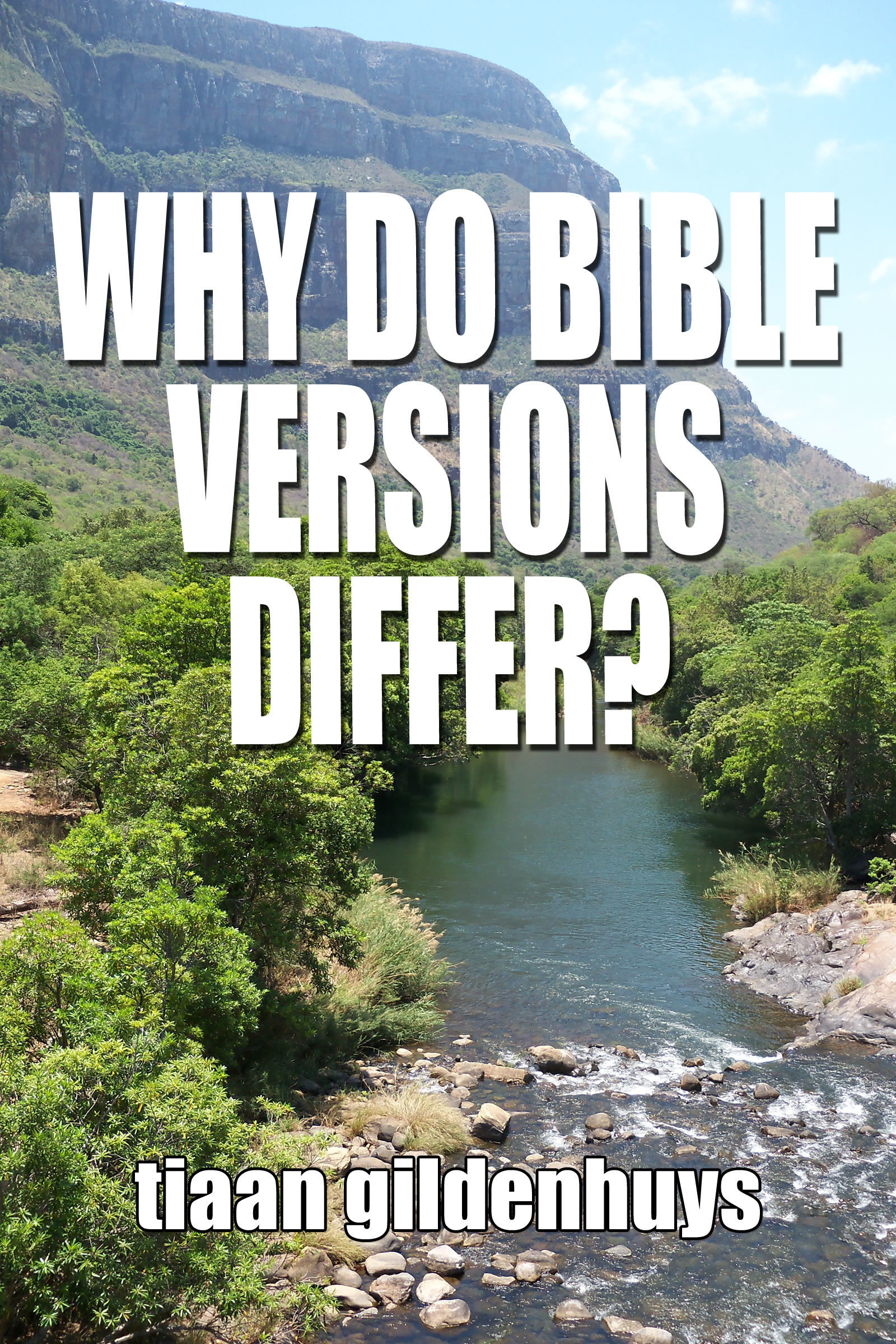 Why do Bible versions differ? by Tiaan Gildenhuys Goodreads
