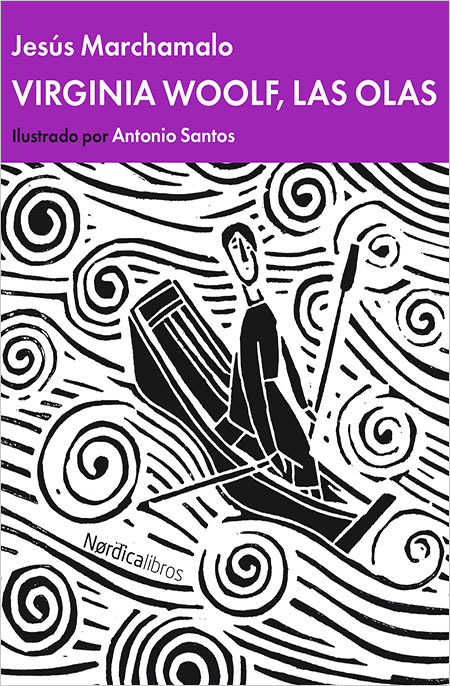 Virginia Woolf, Las olas book cover