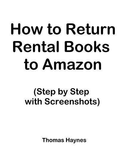 How to Return Rental Books to Amazon: Step by Step with Screenshots by ...