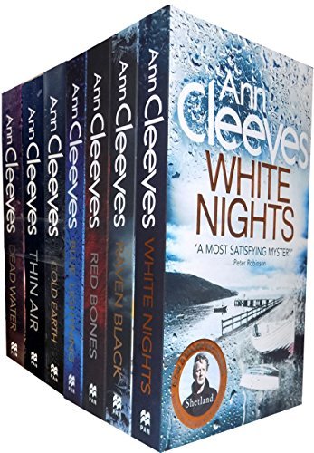 Shetland Series 8 Books Set By Ann Cleeves – Raven Black, Wild Fire & More (Paperback)