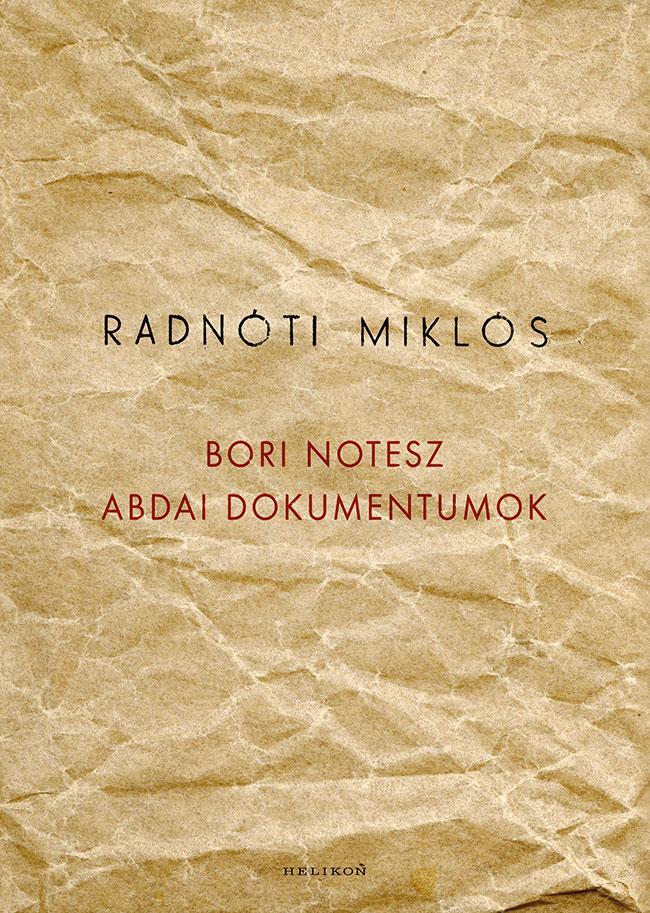 Bori notesz. Abdai dokumetumok book cover