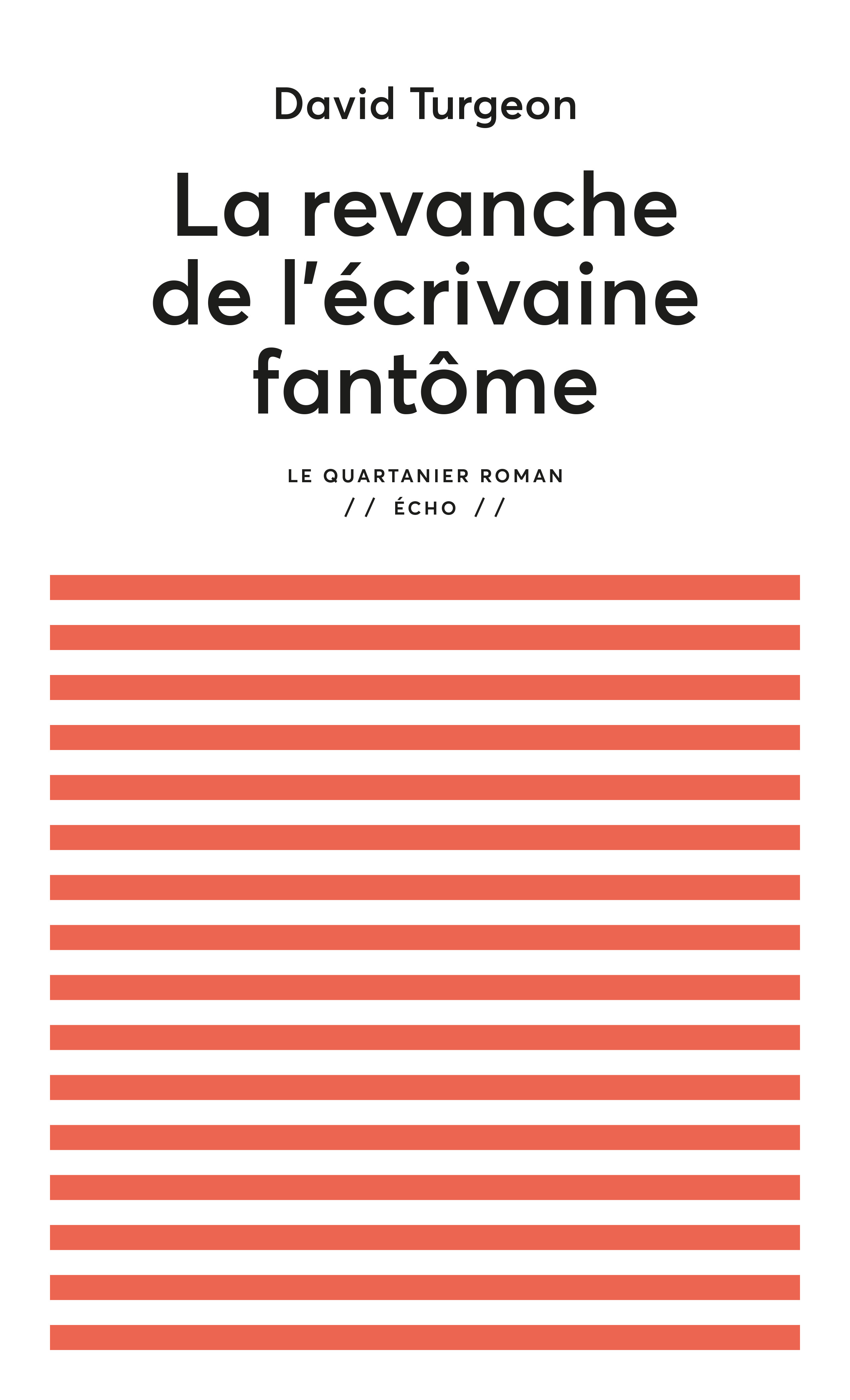 La revanche de l'écrivaine fantôme book cover