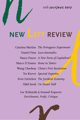 New Left Review 106 book cover