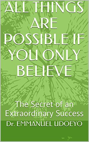 I Need To Believe That Something Extraordinary Is Possible