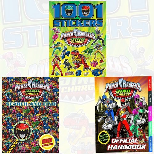 Power Rangers Activity Book Collection 3 Books Bundle - 1001 Stickers ...