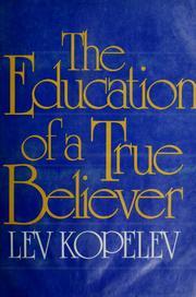 Education of a True Believer book cover