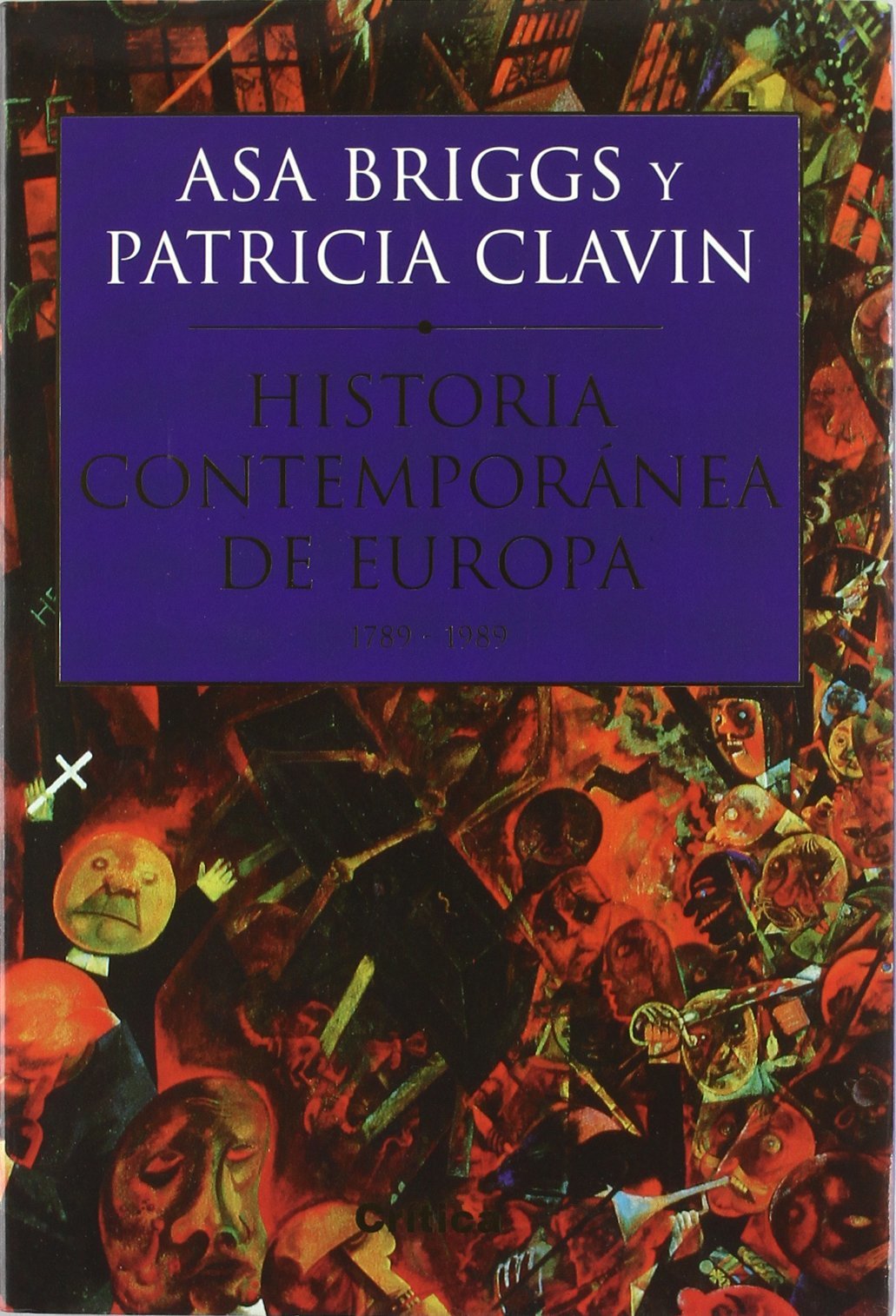 Historia Contemporánea de Europa 1789-1989 book cover