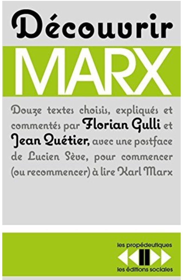 Découvrir Marx