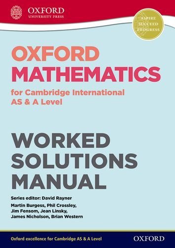 Oxford Mathematics for Cambridge International AS & A Level Worked  