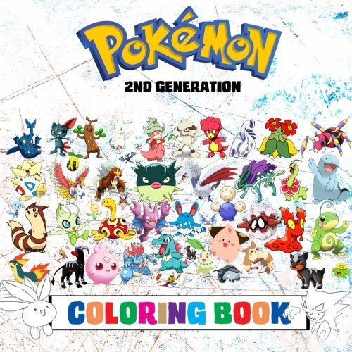 Pokémon Coloring Book - 2nd Generation: Superb childrens coloring book ...