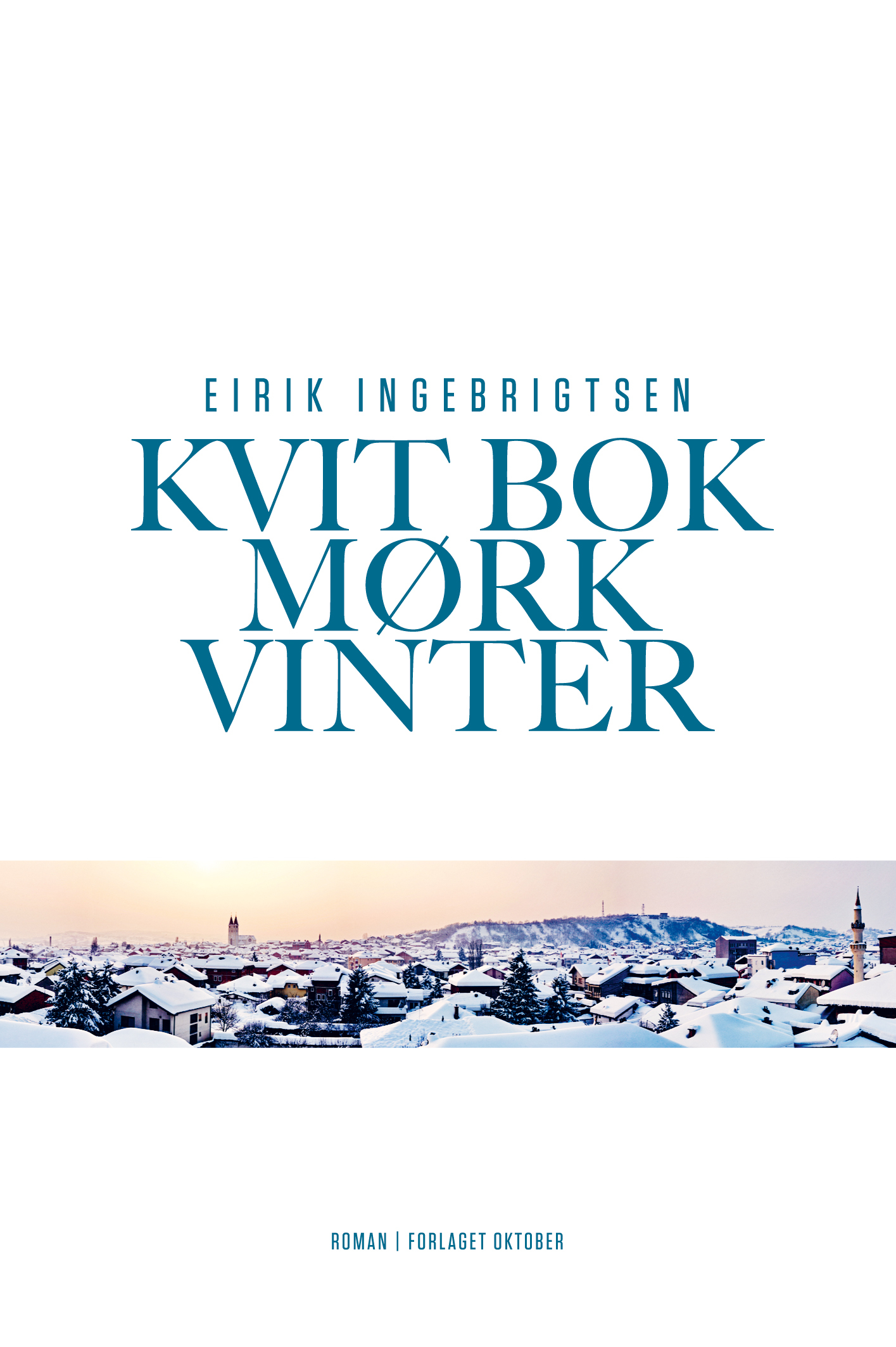 Kvit bok, mørk vinter book cover