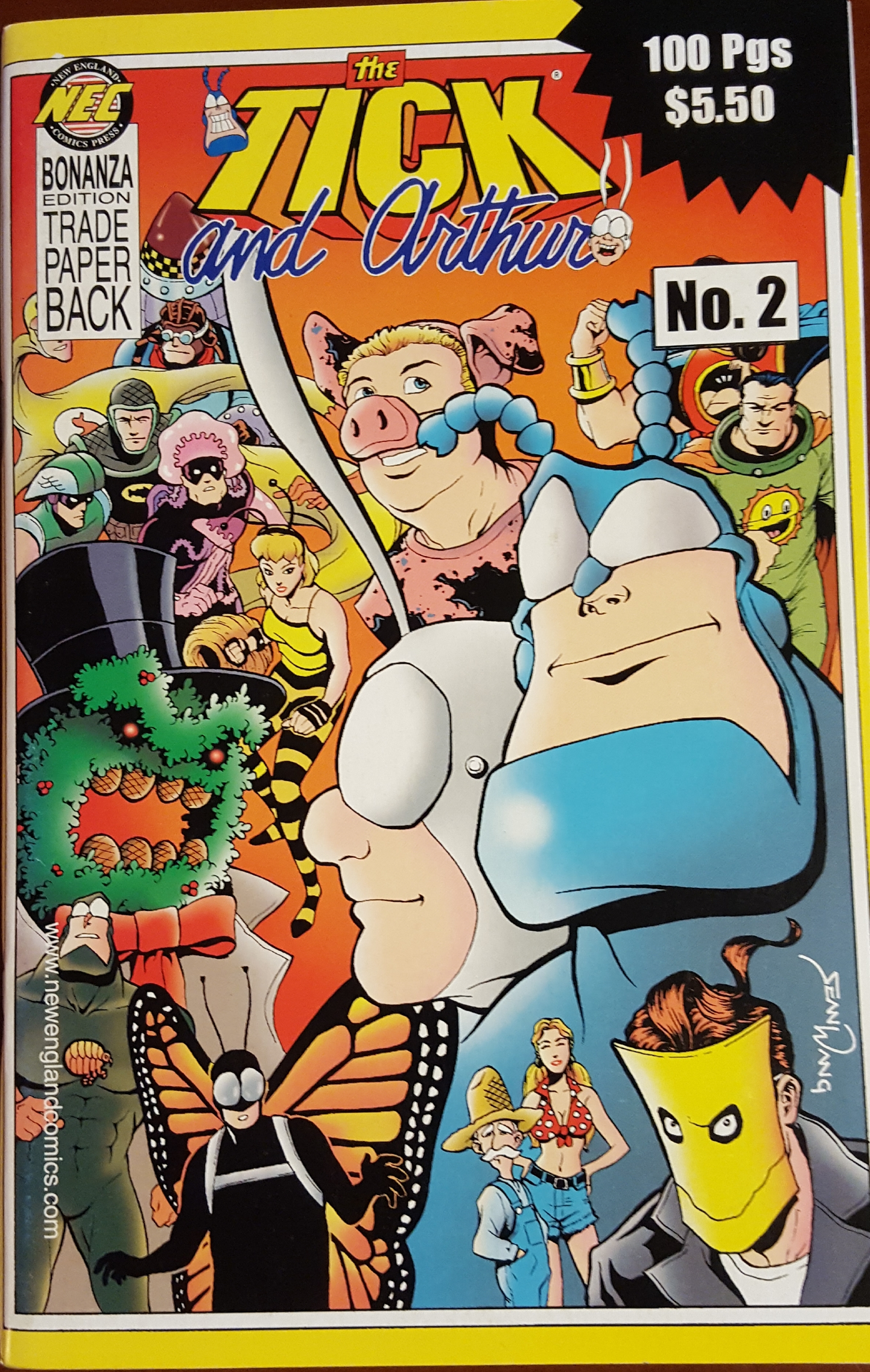 The Tick Comics book cover 3