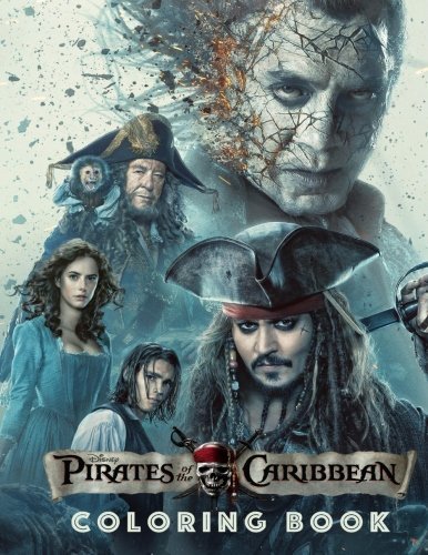 Pirates of the Caribbean Coloring Book: Great Coloring Book for Kids ...