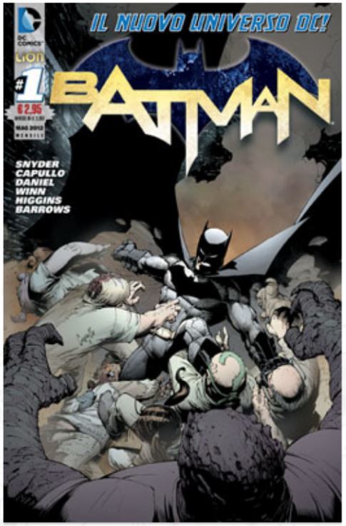 Batman Volume II (2011-2016) The New 52, Italian edition book cover 1