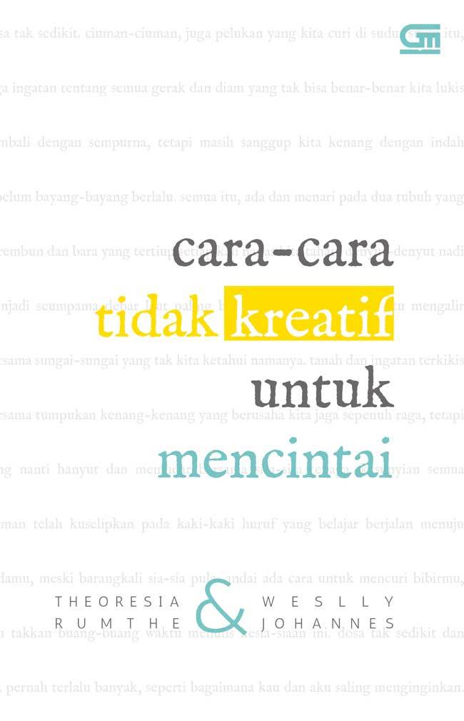 Cara-Cara Tidak Kreatif untuk Mencintai book cover