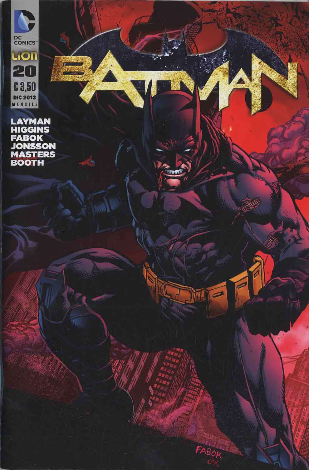 Batman n. 20 ITA book cover