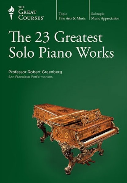 The 23 Greatest Solo Piano Works book cover