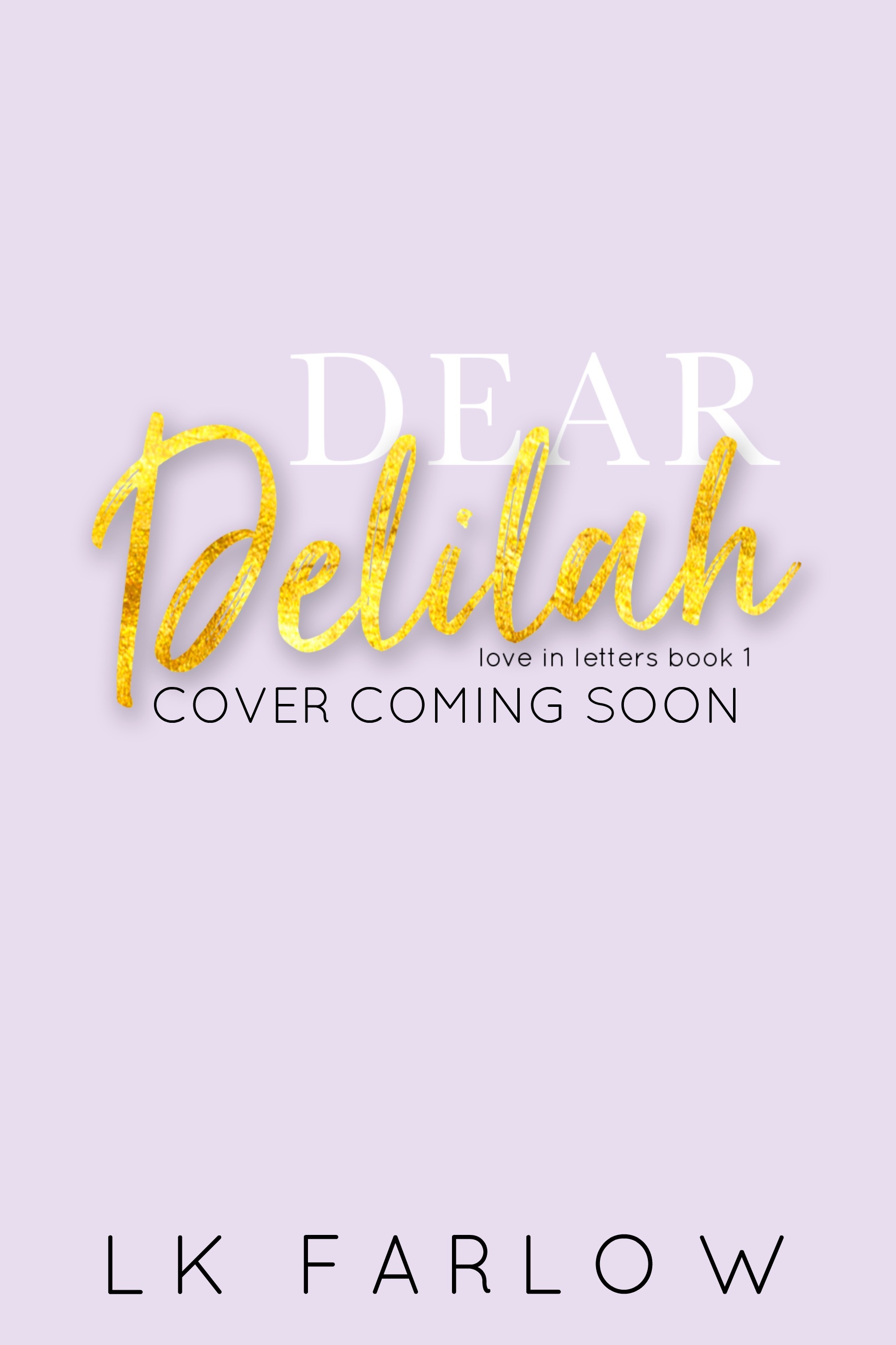 Dear Delilah book cover