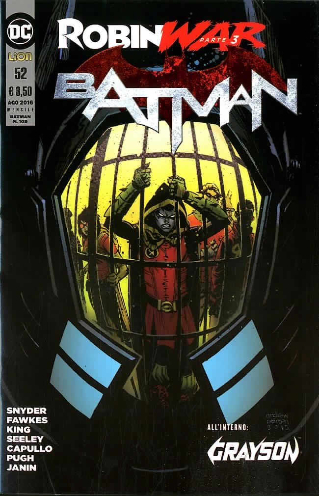 Batman n. 52 ITA book cover