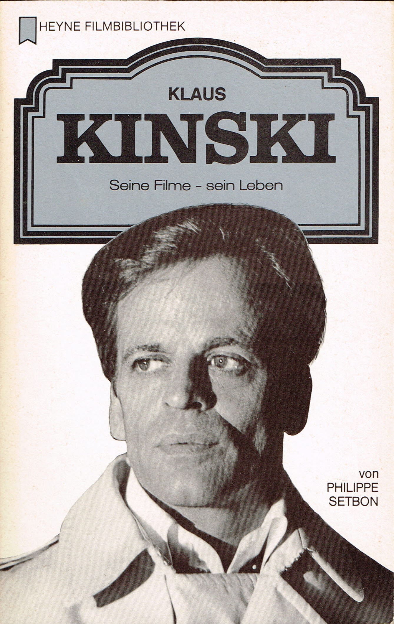 Klaus Kinski book cover