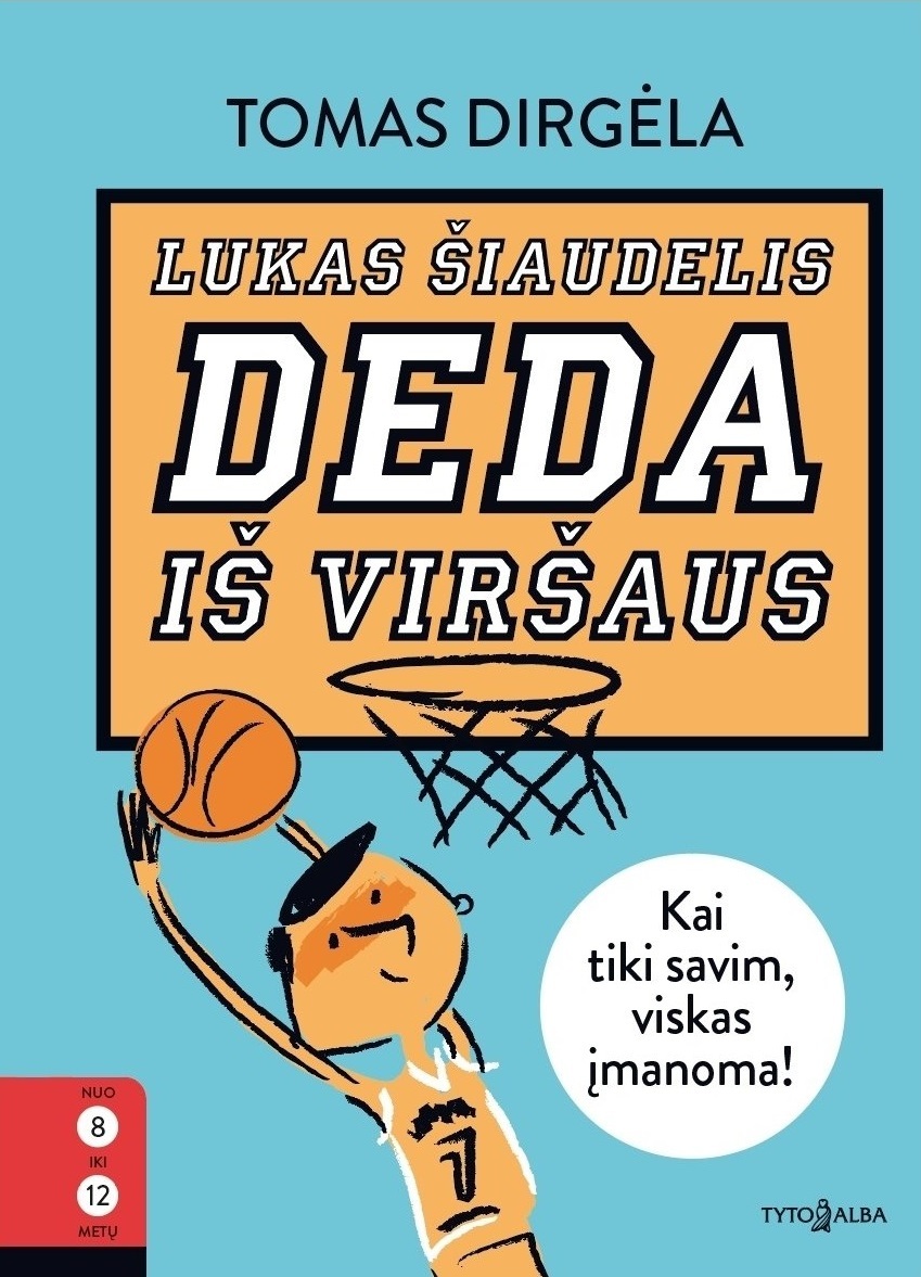 Lukas Šiaudelis deda iš viršaus