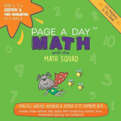 Add Math Online Book Addition & Math Handwriting Book 5: Practice Writing Numbers & Adding 3 ...