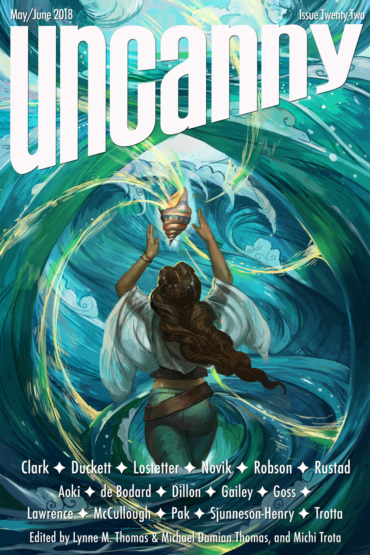 Uncanny Magazine, Issue 22, May/June 2018 book cover