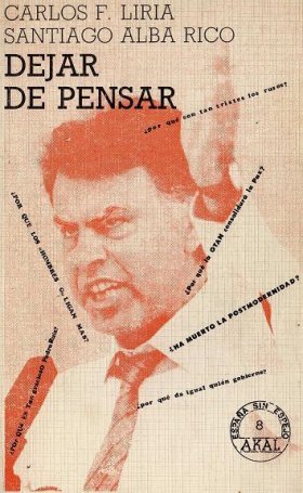 Dejar de pensar book cover