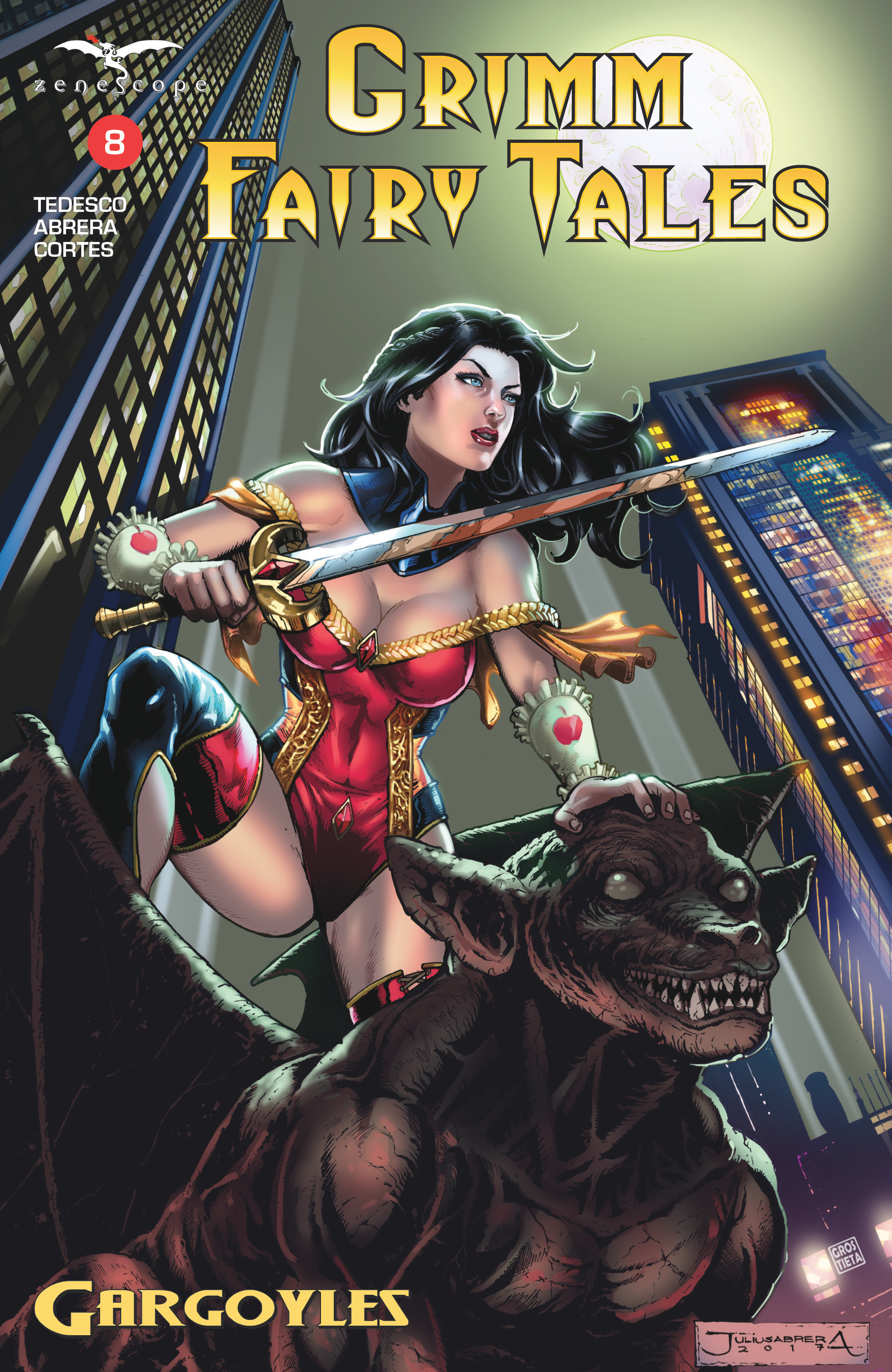 Grimm Fairy Tales (2016) book cover 2