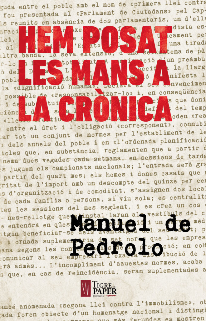 Portada Hem posat les mans a la crònica