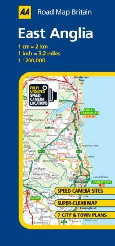 Map Raa Angaston AA Road Map Britain: East Anglia by AA Publishing | Goodreads