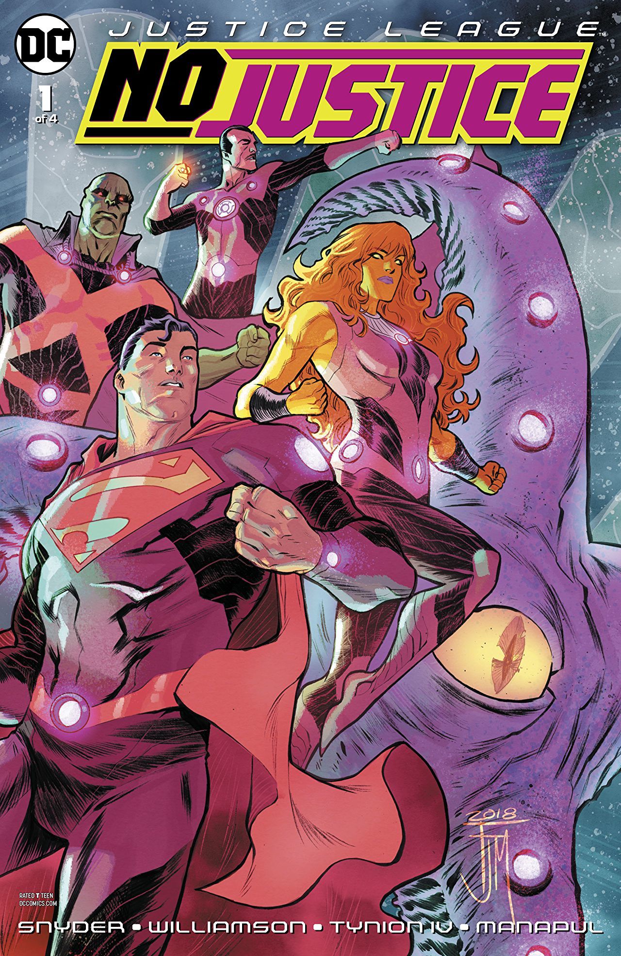 Justice League: No Justice book cover 2