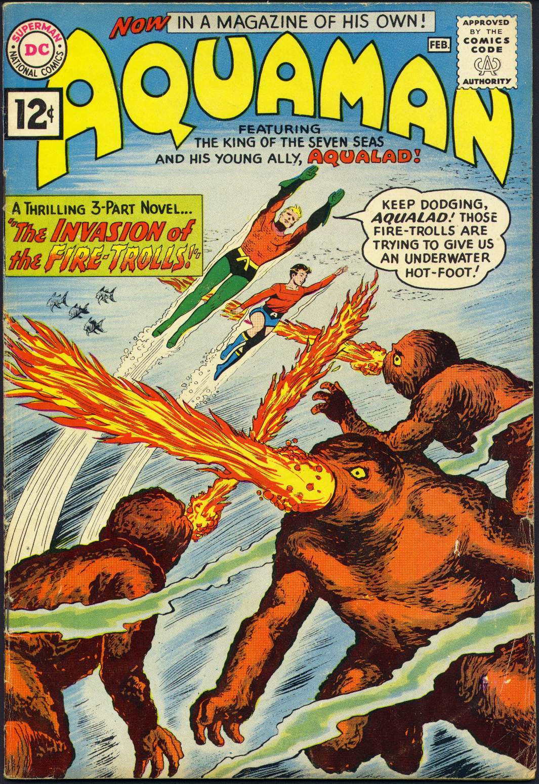 Aquaman (1962) book cover 2