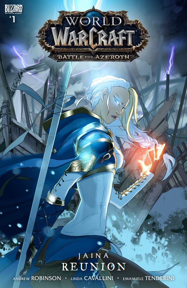 World of Warcraft: Battle For Azeroth Comics Series book cover 1