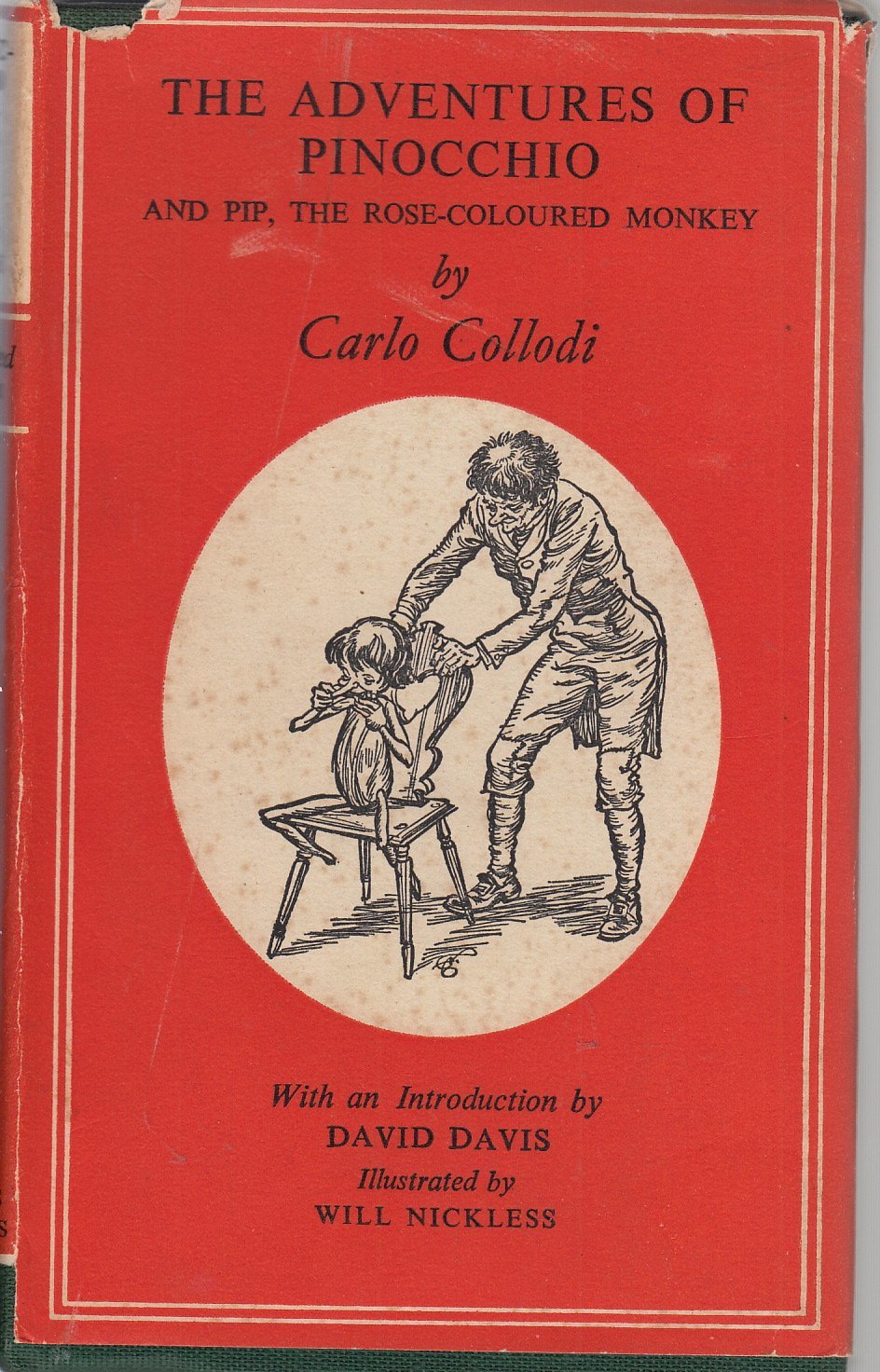 The Adventures of Pinoccio & Pip, or The Little Rose Coloured Monkey book cover