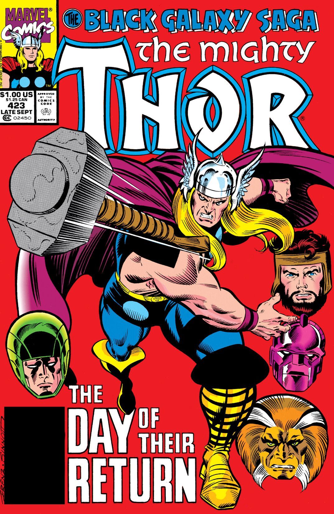 Thor (1966-1996) #423 book cover