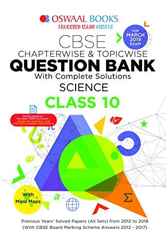 Oswaal CBSE Question Bank For Class 10 Science by Panel of Experts ...